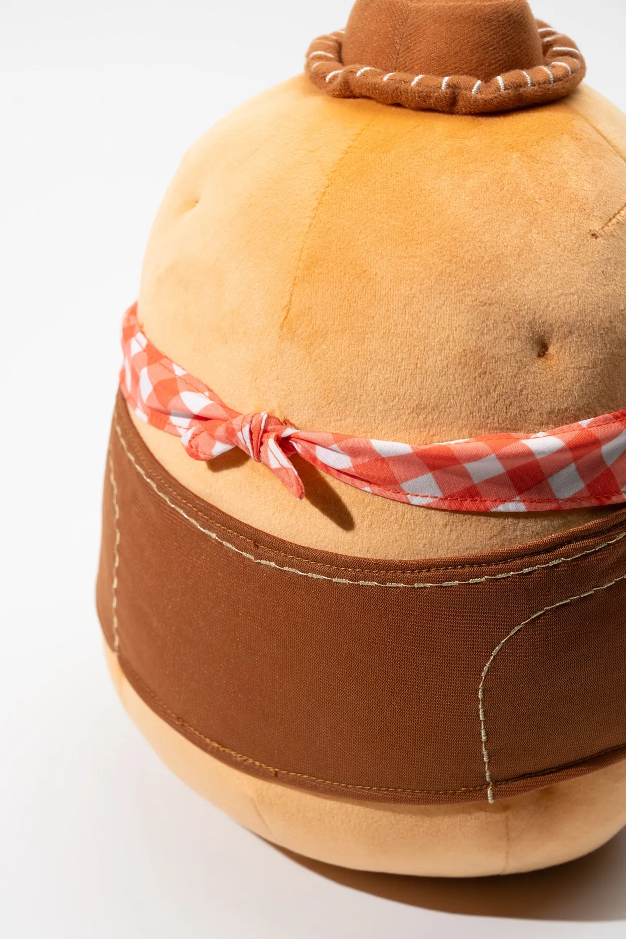 Gingham Cowboy Tayto Potato Midi Mochi Plush - Image 4